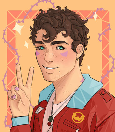 here comes the boy!